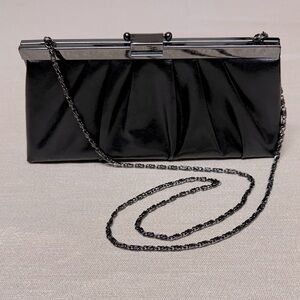 Jessica McClintock 
Black Clutch Bag
